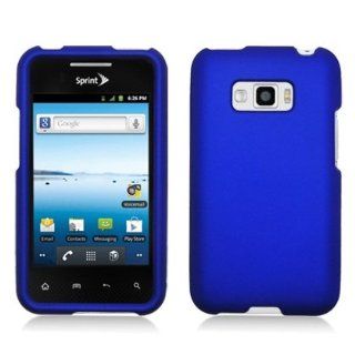 Bundle Accessory for Sprint Lg Optimus Elite Ls696   Blue Hard Case Protector Cover + Lf Stylus Pen Cell Phones & Accessories