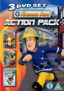 Fireman Sam Action Pack (Help Is Here / Mountain Rescue / Snow Trouble)      DVD