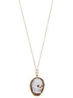 Iosselliani Skull Cameo Necklace