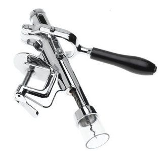 Arcosteel Stainless Steel Table Mount Corkscrew Can Openers Kitchen & Dining