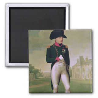 Napoleon I  in Front of the Chateau de Malmaison Refrigerator Magnet