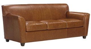 Soho "Designer Style" Contemporary Low Back Leather Sofa   Living Room Furniture Sets