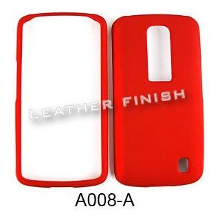 For Lg Optimus Net P690 Non Slip Red Matte Cover Case Accessory Cell Phones & Accessories