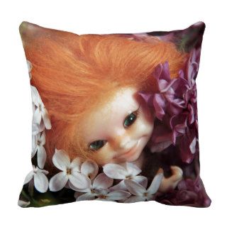 Lilac Pixie Throw Pillows