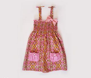 sixties smock dress by maid in ireland