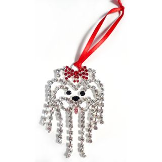 Buddy G's Austrian Crystal Yorkshire Terrier Ornament Buddy G's Pet Christmas