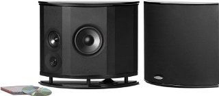 Polk Audio LSiM702 F/X High Performance Surround Speaker, 1 Pair, (Black) Electronics