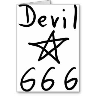 devil 666 icon cards