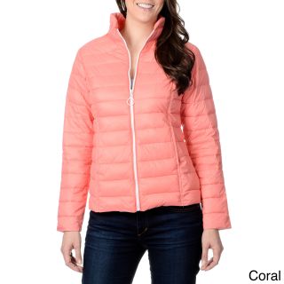 Nuage Nuage Leonardo Womens Stand Collar Faux Down Jacket Pink Size S (4  6)