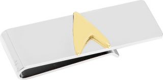 Cufflinks Inc Star Trek Two Tone Delta Shield Money Clip