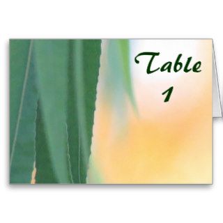 Harvest Willow Personalized Table Number Card