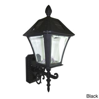 Gama Sonic Gs 106w Baytown Solar Light With 6 Bright white Leds And Wall Mount