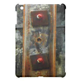Beautiful rusted metal construction site cover for the iPad mini