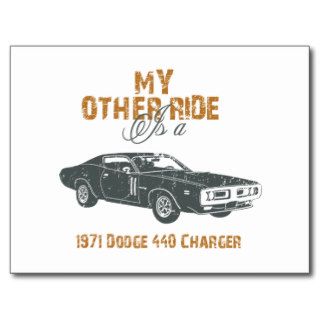 1971 Dodge 440 Charger Postcards