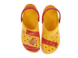Crocs Crocband World Cup Yellow/Red) Shoes (Yellow)