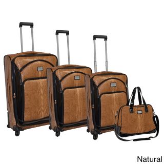 Adrienne Vittadini 4 piece Fashion Spinner Luggage Set