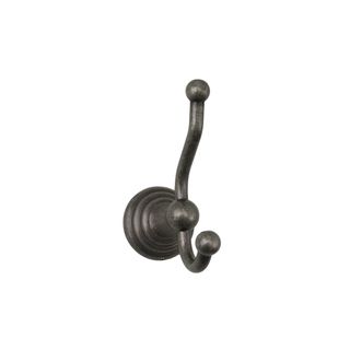 Design House Rustic Pewter Double Robe Hook