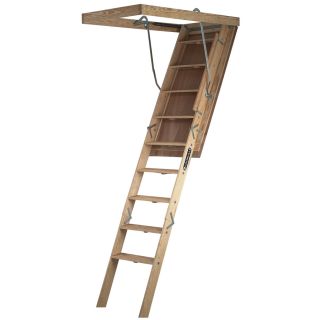 Louisville 8 ft Wood 350 lb Attic Ladder