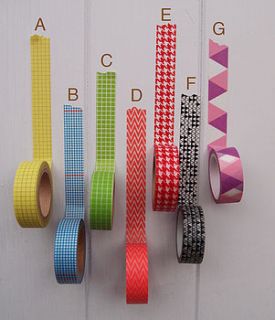 washi graphic designs masking tape by petra boase