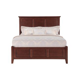Mastercraft Collections Mastercraft Collection Canterbury Panel Bed Solid Wood Cherry Size Queen