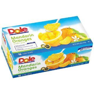 Dole Mandarin Oranges Fruit Cups, 64 Ounce  Snack Size Fruit Cups  Grocery & Gourmet Food