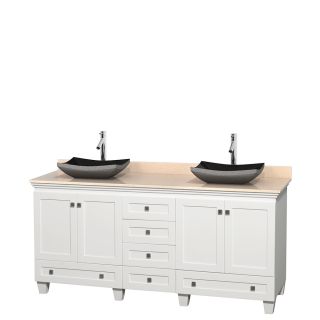 Wyndham Collection Wyndham Collection Acclaim White 72 inch Double Vanity White Size Double Vanities