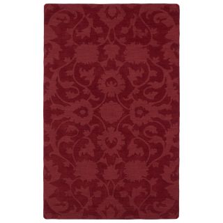 Trends Red Classic Wool Rug (5 X 8)