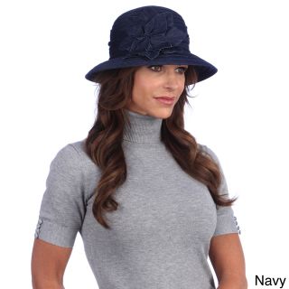 Swan Womens Year Round Denim Ribbon Polyester Packable Hat