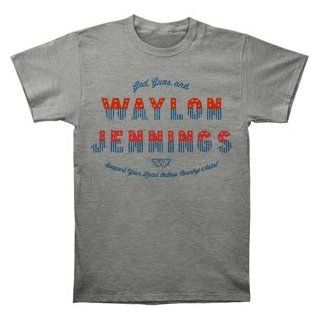 Waylon Jennings God, Guns And Wayland T shirt Music Fan T Shirts Clothing