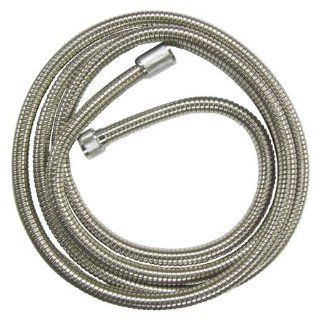 Kingston Brass H696CRI Plumbing Parts 96" Double Spiral Stainless Steel Hose, Chrome    