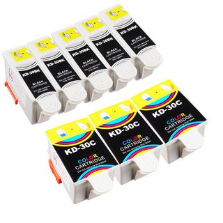 Sophia Global Compatible Ink Cartridge Replacement For Kodak 30 Black And Color (pack Of 8)
