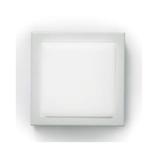 Zaneen Lighting Flat Q Flush Mount  /  Wall Sconce in White D1 2045 / D1 2048