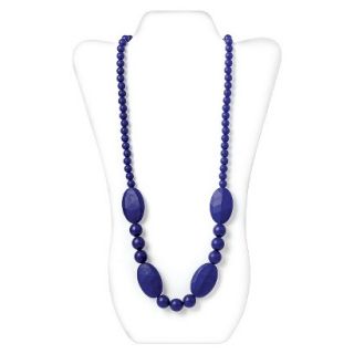Nixi by Bumkins Ellisse Silicone Teething Necklace   Navy