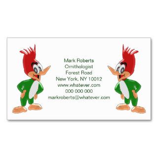 Woodpecker Ornithologists Business Card Template