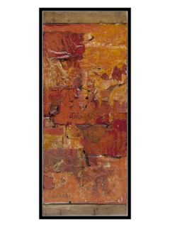 Untitled (Red Painting), C. 1953 by Robert Rauschenberg (Framed) by 1000Museums