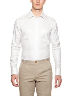 Textured Stripe Sport Shirt by Canali