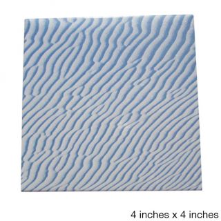 Modern Ceramic Wall Tile Rippling White Sand (pack Of 20)