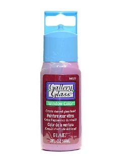 Plaid Gallery Glass Window Color berry red 2 oz. [PACK OF 8 ] Arts, Crafts & Sewing