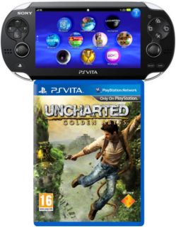 PS Vita (Wi Fi Enabled) Includes Uncharted Golden Abyss       Games Consoles