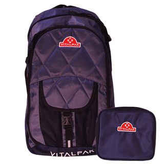 Vitalpak Medical Backpack With Removable Snap in Essentials Kit (dark Grey/ Navy)