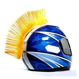 Hairy R's Helmet Mohawk   One size fits most/Yellow Automotive