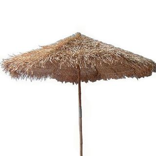 Bamboo 54 Round Patio Umbrella (Common 9 ft; Actual 9 ft)