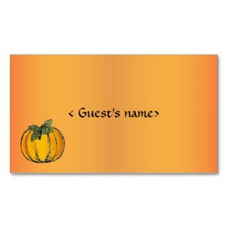 Autumn Harvest table place cards Business Card