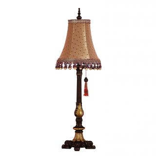 Tall Sleek Polystone Table Lamp