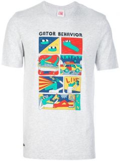 Lacoste Live 'gator Behaviour' T shirt