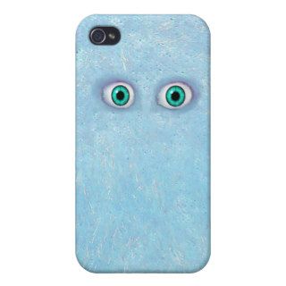 Cute Furry Case for Iphone4 in Blue Cover For iPhone 4