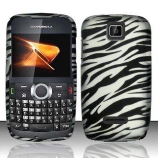 Rubberized Zebra Design for MOTOROLA Motorola Theory WX430 Cell Phones & Accessories