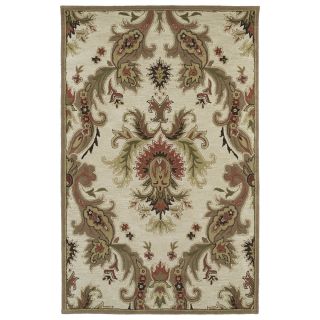 Hand tufted Lawrence Multi Damask Wool Rug (30 X 50)