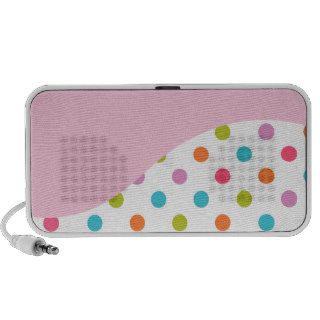 Girly Portable Doodle Speakers