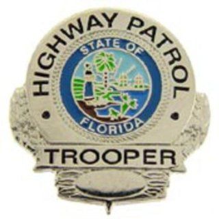 Florida Highway Patrol Badge Pin 1" Sports & Outdoors